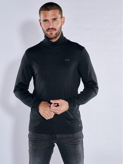 emilio adani Langarm-Shirt slim fit Schwarz