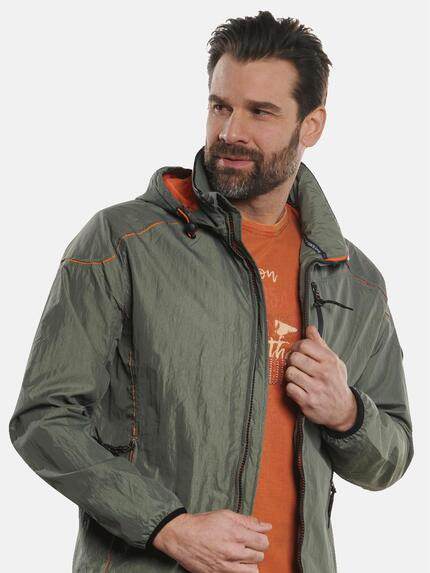 engbers Herren Outdoor-Jacke mit abnehmbarer Kapuze Khaki 32576 engbers Herren Outdoor-Jacke mit abnehmbarer Kapuze Khaki 32576