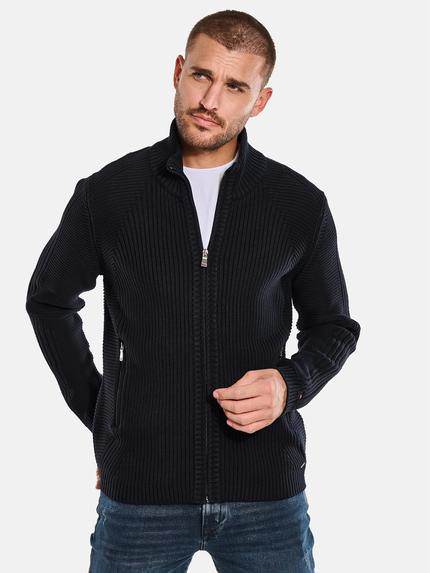 emilio adani Cardigan strukturiert Saphirblau