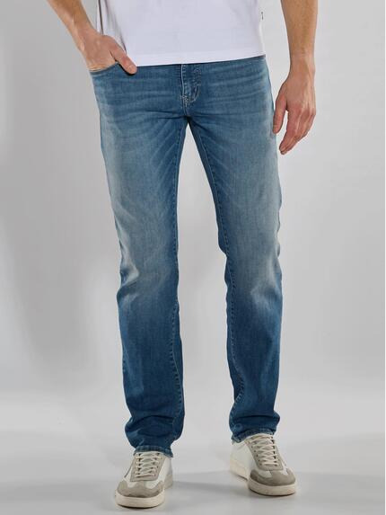 engbers Super-Stretch-Jeans regular Brilliantblau