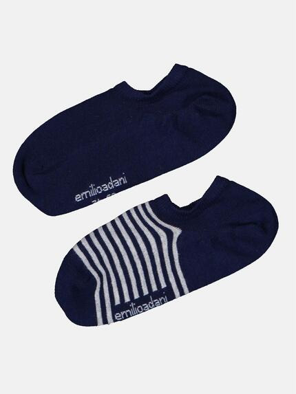 emilio adani Sneakersocken 2er Pack Marineblau