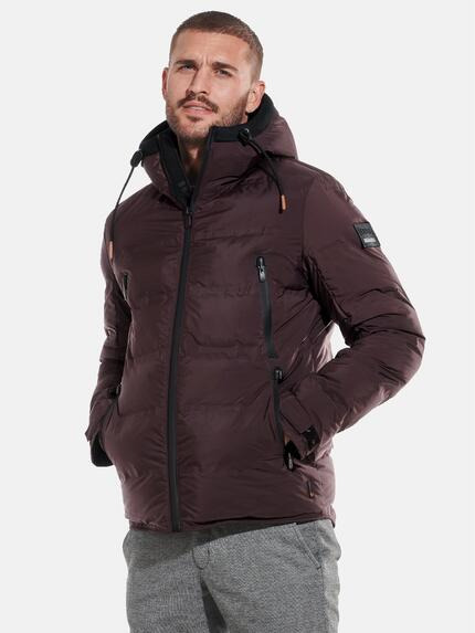 emilio adani Jacke mit wasserdichten Zippern Dunkelrot