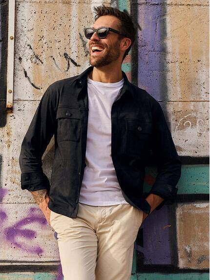 emilio adani Blouson-Jacke regular Schwarz