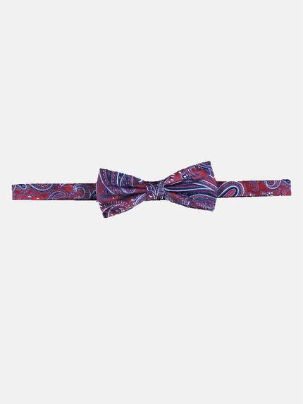 emilio adani Modische Fliege mit Paisley-Muster Feuerrot