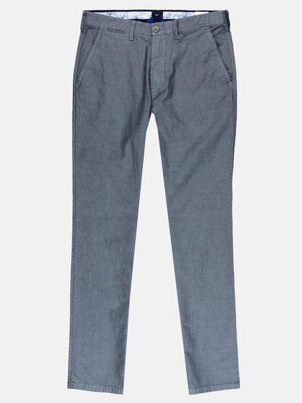 engbers Herren Chino Sommerwolloptik Taubenblau 29185