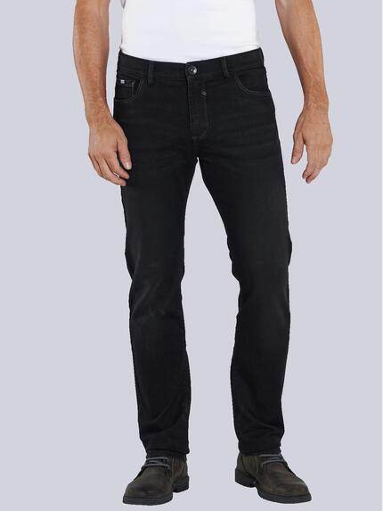 engbers Thermolite Super-Stretch-Jeans Schwarz