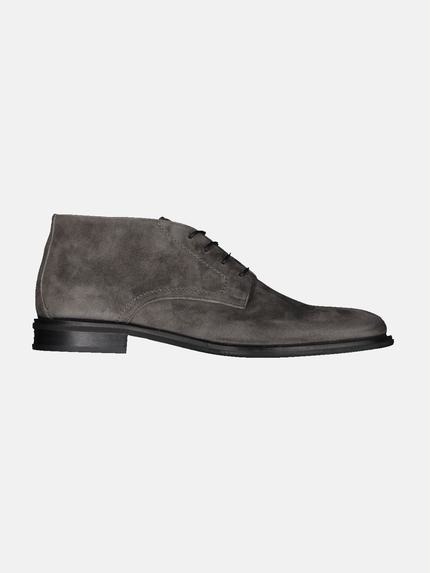 emilio adani Boots aus Nubuk-Leder Anthrazit