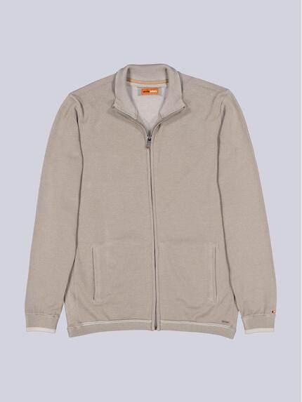 emilio adani Herren Cardigan strukturiert Grau 38943 emilio adani Herren Cardigan strukturiert Grau 38943