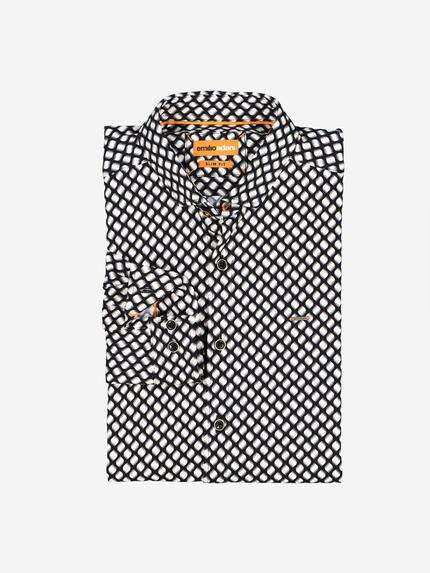 emilio adani Herren Langarm-Hemd slim fit Beige 37630 emilio adani Herren Langarm-Hemd slim fit Beige 37630