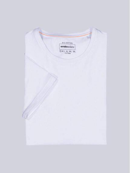 emilio adani Herren T-Shirt "My Favorite" Reinweiss 32782