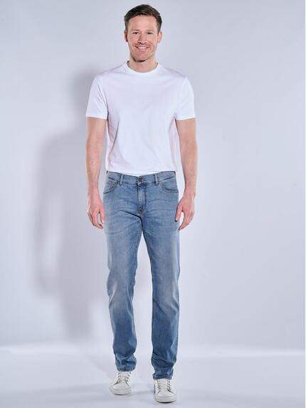 ENGBERS GERMANY Herren Super-Stretch-Jeans regular Hellblau 38861 ENGBERS GERMANY Herren Super-Stretch-Jeans regular Hellblau 38861