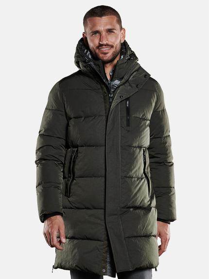 emilio adani Steppmantel mit Kapuze Khaki