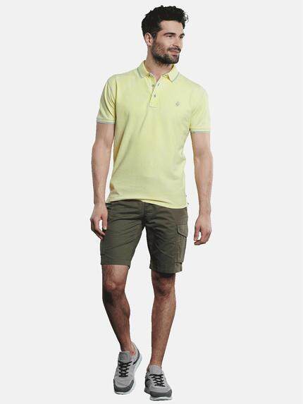 engbers Herren Poloshirt mit Kontrastdetails Zitronengelb 31539 engbers Herren Poloshirt mit Kontrastdetails Zitronengelb 31539