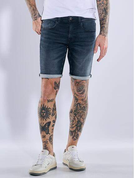 emilio adani Jeans-Shorts 5-Pocket Marineblau