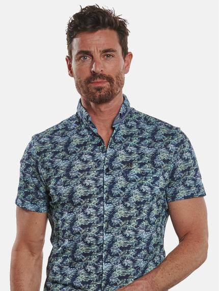 engbers Herren Halbarm-Hemd gemustert Gruen 32664 engbers Herren Halbarm-Hemd gemustert Gruen 32664