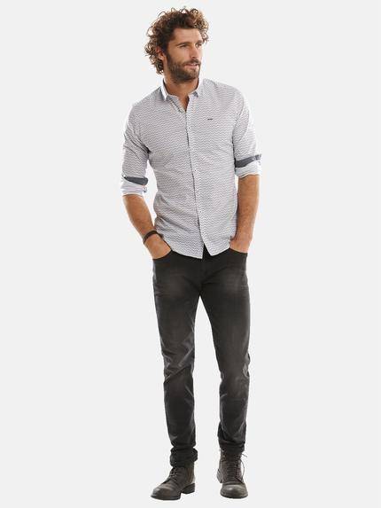 emilio adani Herren Hemd langarm Blau 30932