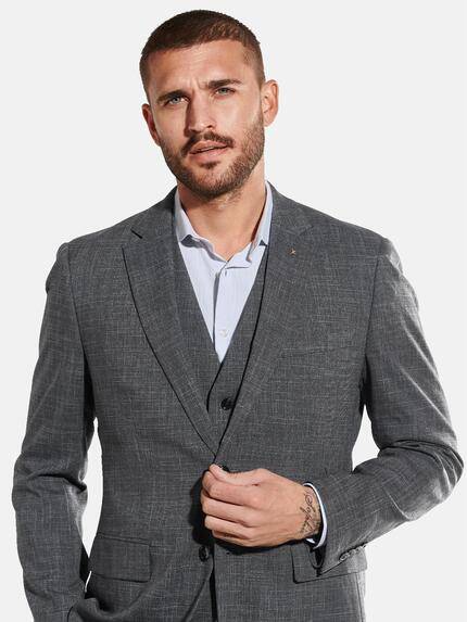emilio adani Herren Anzugsakko mit dezenter Musterung Grau 31183 emilio adani Herren Anzugsakko mit dezenter Musterung Grau 31183