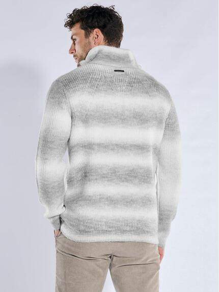 emilio adani Herren Pullover Polokragen Silbergrau 39740 emilio adani Herren Pullover Polokragen Silbergrau 39740