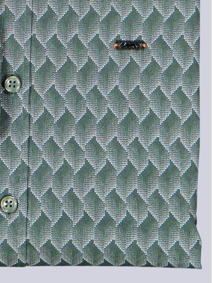 engbers Herren Langarm-Hemd gemustert Oliv 39195 engbers Herren Langarm-Hemd gemustert Oliv 39195