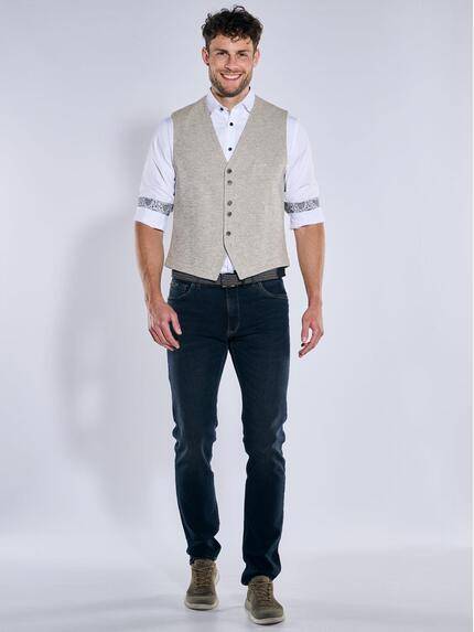 engbers Herren Sakko-Weste slim fit Beige 39148 engbers Herren Sakko-Weste slim fit Beige 39148