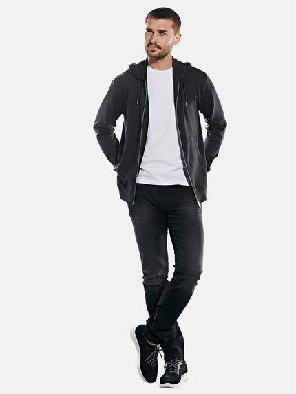 emilio adani Herren Sweatjacke Kapuze Schwarz 31801 emilio adani Herren Sweatjacke Kapuze Schwarz 31801