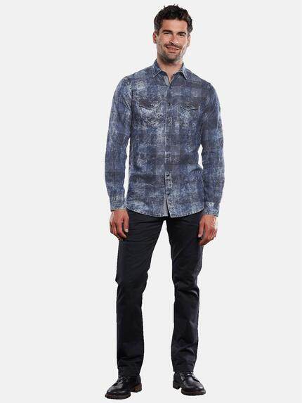 engbers Herren Langarm-Hemd kariert Indigoblau 31884 engbers Herren Langarm-Hemd kariert Indigoblau 31884