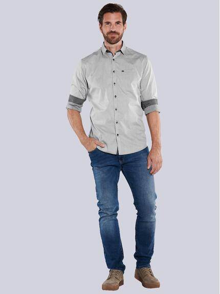 engbers Herren Langarm-Hemd uni Grau 35798 engbers Herren Langarm-Hemd uni Grau 35798