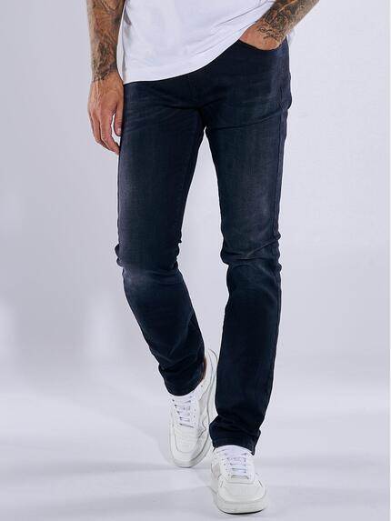 emilio adani Super-Stretch-Jeans slim fit Indigoblau