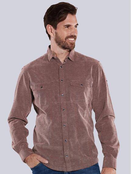engbers Herren Langarm-Hemd uni Rot 35542 engbers Herren Langarm-Hemd uni Rot 35542
