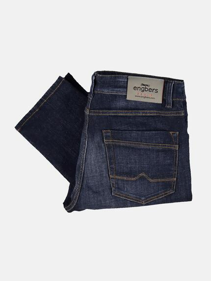 engbers Herren Jeans 5-Pocket Superstretch Indigoblau 31452