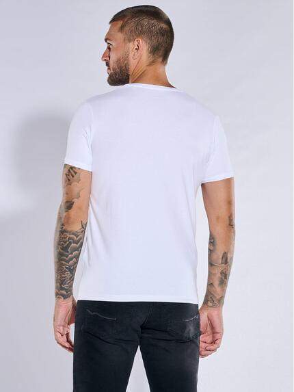 emilio adani Herren Basic-Shirt "My Favorite" Reinweiss 35831 emilio adani Herren Basic-Shirt "My Favorite" Reinweiss 35831