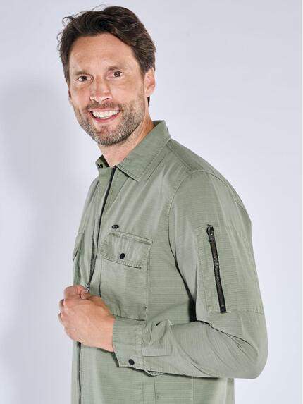 engbers Herren Overshirt uni Gruen 39208 engbers Herren Overshirt uni Gruen 39208