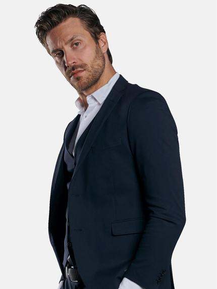 emilio adani Herren Anzugsakko slim fit Blau 31011 emilio adani Herren Anzugsakko slim fit Blau 31011