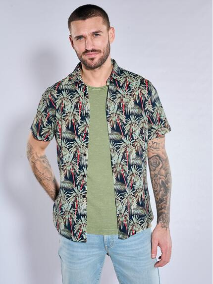 emilio adani Kurzarm-Hemd slim fit Rot
