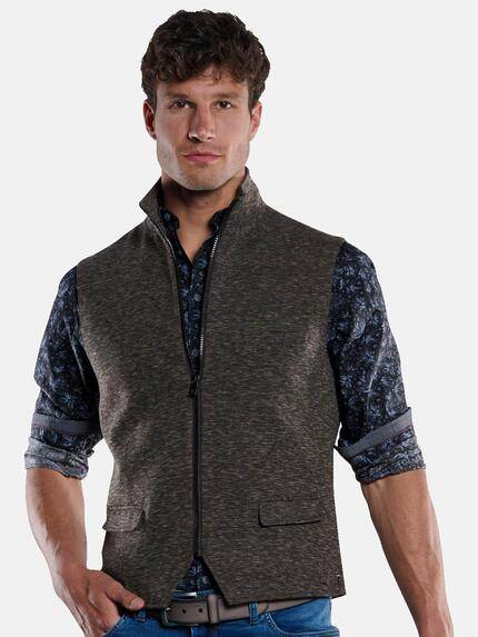 engbers Herren Sakko-Weste mit Zipper Schokobraun 33611 engbers Herren Sakko-Weste mit Zipper Schokobraun 33611