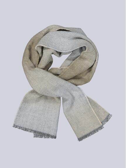 engbers Schal gemustert Beige