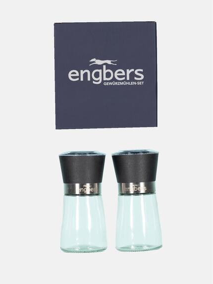engbers Gewürzmühlen-Set Schwarz