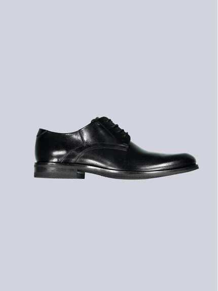 engbers Halbschuh aus Leder Schwarz