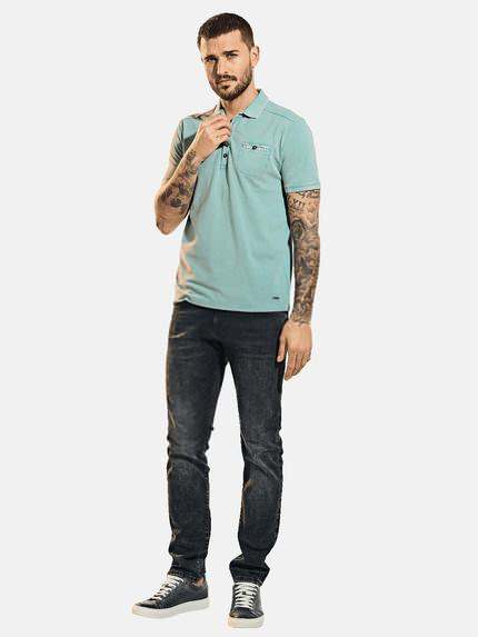 emilio adani Herren Poloshirt Türkis 31571 emilio adani Herren Poloshirt Türkis 31571