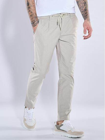 emilio adani Herren Chino slim fit Beige 38270