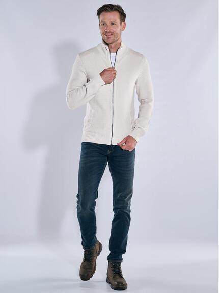 engbers Herren Strickjacke strukturiert Hellgrau 39513 engbers Herren Strickjacke strukturiert Hellgrau 39513