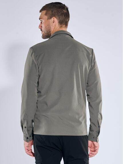 emilio adani Herren Overshirt aus Funktionsware Oliv 39201 emilio adani Herren Overshirt aus Funktionsware Oliv 39201