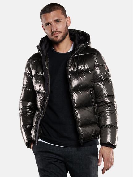 emilio adani Jacke mit Steppung Granitgrau