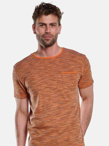 engbers Herren T-Shirt gestreift Dunkelorange 33108 engbers Herren T-Shirt gestreift Dunkelorange 33108
