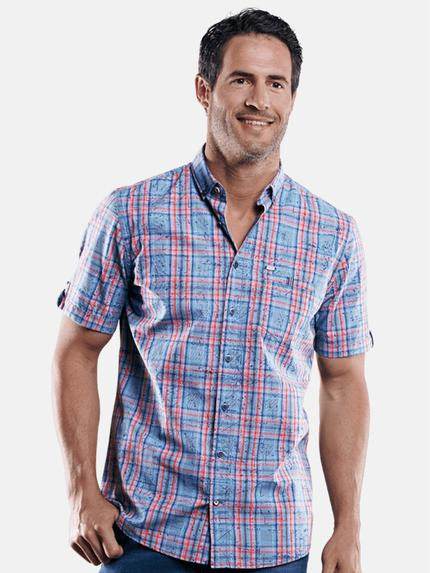 engbers Herren Außergewöhnliches Karo-Hemd Rot 29082 engbers Herren Außergewöhnliches Karo-Hemd Rot 29082