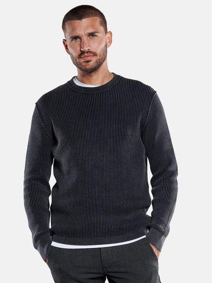 emilio adani Pullover strukturiert Anthrazit