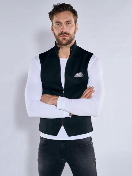 emilio adani Herren Sakko-Weste slim fit Schwarz 36519 emilio adani Herren Sakko-Weste slim fit Schwarz 36519