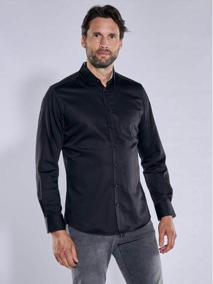 engbers Herren Hemd "My Favorite" Schwarz 35453