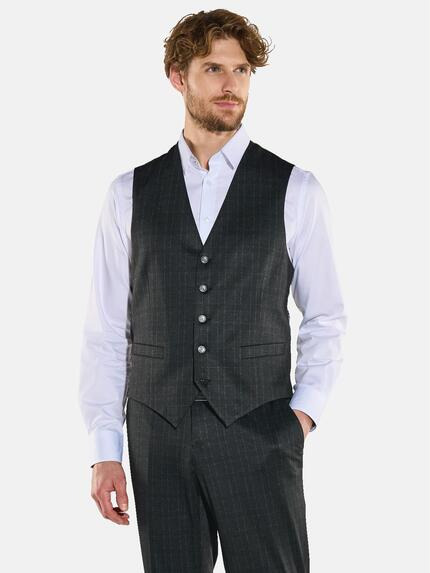 engbers Anzug-Weste regular Schwarz