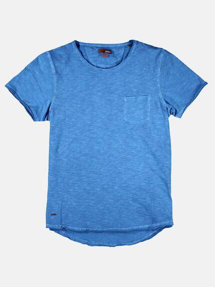 emilio adani Herren Rundhals T-Shirt Blau 28329 emilio adani Herren Rundhals T-Shirt Blau 28329